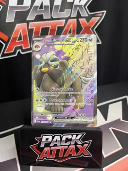 Pokemon TCG Destined Rivals Arvens Mabosstiff EX 218/182 Ultra Rare Full Art - Image 1