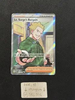Pokemon Mega Evolutions - Lt. Surge’s Bargain - 170/132 - Full Art - M/NM - Image 1