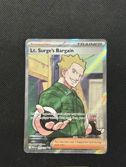 Pokemon Mega Evolutions - Lt. Surge’s Bargain - 170/132 - Full Art - M/NM - Image 2