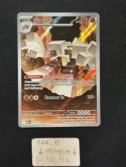 Pokemon Mega Evolutions - Garganacl - 147/132 - Illustration Art Rare - M/NM - Image 1