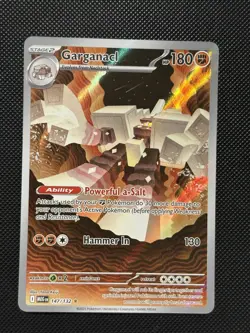 Pokemon Mega Evolutions - Garganacl - 147/132 - Illustration Art Rare - M/NM - Image 2