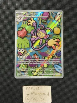 Pokemon Phantasmal Flames - Ambipom - 107/094 - Illustration Art Rare - M/NM - Image 1
