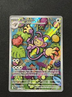 Pokemon Phantasmal Flames - Ambipom - 107/094 - Illustration Art Rare - M/NM - Image 2