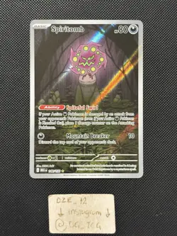 Pokemon Mega Evolutions - Spiritomb - 148/132 - Illustration Art Rare - M/NM - Image 1