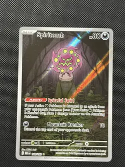 Pokemon Mega Evolutions - Spiritomb - 148/132 - Illustration Art Rare - M/NM - Image 2