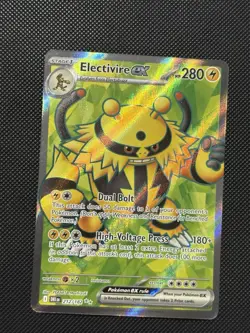 Pokemon Destined Rivals - Electivire Ex - 212/182 - Full Art Rare - M/NM - Image 2
