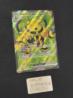 Pokemon Destined Rivals - Electivire Ex - 212/182 - Full Art Rare - M/NM - Image 3