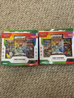 Lot 2 Pokemon First Partner Illustration Collection Series 1 Box Sealed - Image 1