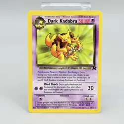 Pokemon TCG Dark Kadabra 39/82 Uncommon Unlimited Team Rocket LP+ - Image 1