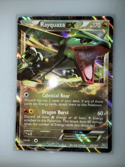 Pokemon Rayquaza EX Dragons Exalted Holo Card 85/124 Ultra Rare M/Nm Condition - Image 1