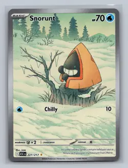 Snorunt 227/217 Illustration Rare Ascended Heroes Pokemon NM - Image 1