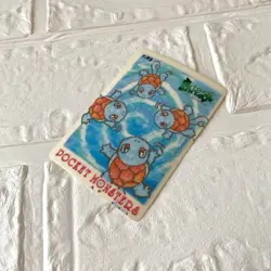 Squirtle #03 1998 Sealdass Stitch Touch Pokemon Card Japanese From Japan Exc - Image 3