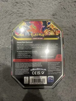 Pokemon TCG Mega Evolution - Mega Charizard X EX Tin (x4 Packs) BRAND NEW/SEALED - Image 2