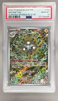 2024 Pokemon SV Surging Sparks Center Promo 159 Magneton PSA 10 127120095 - Image 1