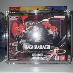 KAGURABACHI UNION ARENA BOOSTER BOX ENGLISH SEALED BANDAI with acrylic case ￼ - Image 1