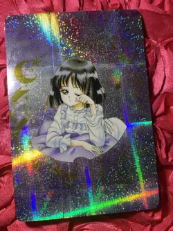 Sailor SATURN Moon Sweet Dream Collection Goddess Story Anime Waifu Foil Card - Image 1