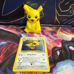 Vintage 1999 Pokemon Pidgeot 8/64 Holo Card Rare 80 LP - Image 1