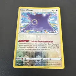 Pokemon Card Ditto Crown Zenith Reverse Holo Rare 107/159 Near Mint - Image 1