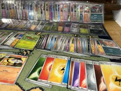 Pokemon Collection Bundle Job Lot Near Mint 260 Cards Holos Rares And More - Image 5