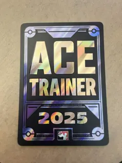 Pokemon Celebratory Fanfare Ace Trainer Insert Card Promo 2025 English - Image 1