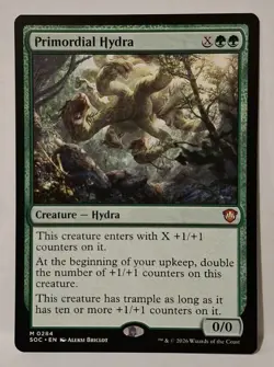 MTG Primordial Hydra x1 Commander Secrets of Strix... Regular NM/PFresh! - Image 1