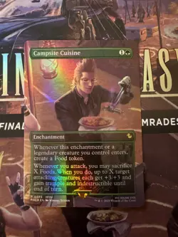 MTG Campsite Cuisine (Borderless) Commander: Final Fantasy (FIC) Foil NM - Image 1