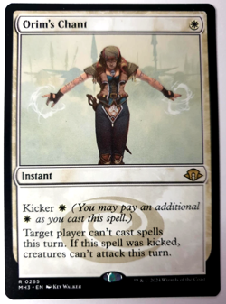 MTG: Modern Horizons 3 - Orim's Chant - Rare - #0265 VLP - Image 1