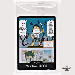 One Piece Card Game Monkey D Luffy Devil Fruit Vol 1. Promo Sealed English - Image 1