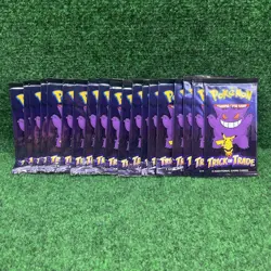 Lot of Twenty Pokemon 2022 Trick or Trade Booster Packs - Image 1