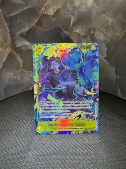 Bartholomew Kuma SEC (parallel/AA) OP12-119 One Piece Card Game ENGLISH - Image 1