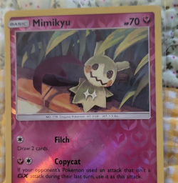 Pokemon Mimikyu 112/181 Sm-Team Up Rare Reverse Holo Basic HP 70 English - Image 1