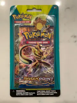Pokemon XY Breakpoint & Fates Collide 2 Pack Blister w/ Kangaskhan Pin - Image 1