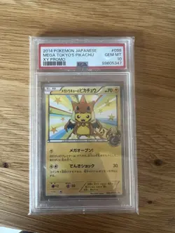 2014 Pokemon Japanese #098 Mega Tokyo's Pikachu PSA 10 (99605347) XY PROMO - Image 1