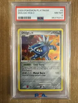 Dialga - 6/127 - Holo Rare Platinum (Base Set) Pokemon PSA 8 - Image 1
