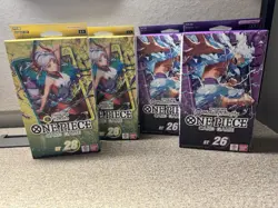 One Piece Monkey D Luffy Starter Deck ST 26 & Yamato Starter Deck ST 28. NEW - Image 1