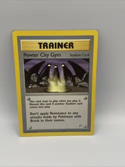 Trainer Pewter City Gym stadium card 115/132 pokemon card - Image 1