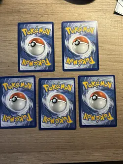 Pokemon GO 2022 Pikachu Lot 5 Basic Holo Regular Ability Cards Nintendo - Image 2