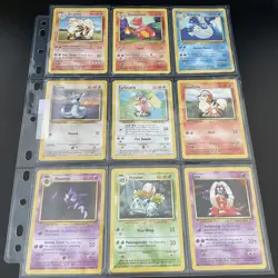 Vintage ⭐Complete Pokemon Base Set Common Uncommon Cards 1999⭐Pokemon Base set - Image 1