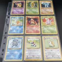 Vintage ⭐Complete Pokemon Base Set Common Uncommon Cards 1999⭐Pokemon Base set - Image 3