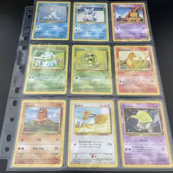 Vintage ⭐Complete Pokemon Base Set Common Uncommon Cards 1999⭐Pokemon Base set - Image 5