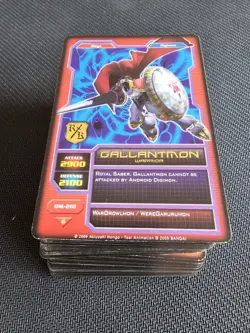 Digimon CCG 109 Card Lot 2004 2005 Includes Some Holos and Gold Stamps - Image 1