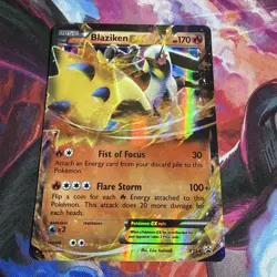 Pokemon TCG Blaziken EX XY54 Black Star Promo Ultra Rare Holo Card NM - Image 2