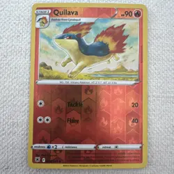 Quilava 024/189 Reverse Holo Uncommon Astral Radiance Pokemon TCG Card NM - Image 1