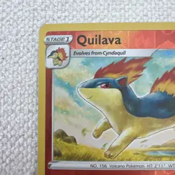 Quilava 024/189 Reverse Holo Uncommon Astral Radiance Pokemon TCG Card NM - Image 3
