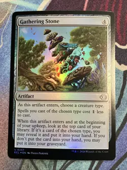 MTG 2026 Lorwyn Eclipsed: Gathering Stone (0257) Foil - Image 1