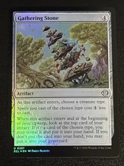 MTG Lorwyn Eclipsed Gathering Stone Foil 0257 NM - Image 1