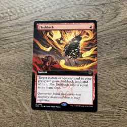 Flashback BORDERLESS MTG Secrets Of Strixhaven Instant - Image 1