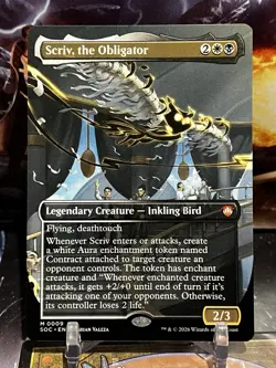 MTG | Scriv, the Obligator (Borderless) [SOS] NF - Image 1