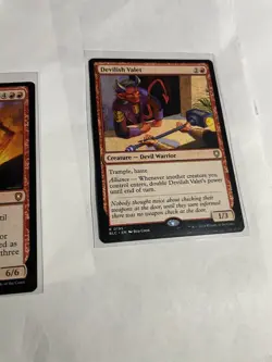 Magic: The Gathering (MTG) - BLC Devilish Valet R0195 NM - Image 1