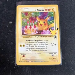 Pokemon TCG Celebrations Birthday Pikachu Holo Card 24 Classic Collection - Image 1